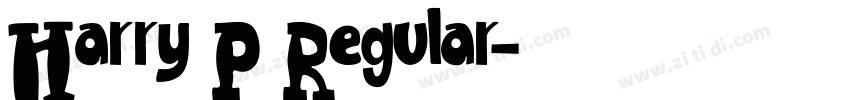Harry P Regular字体转换